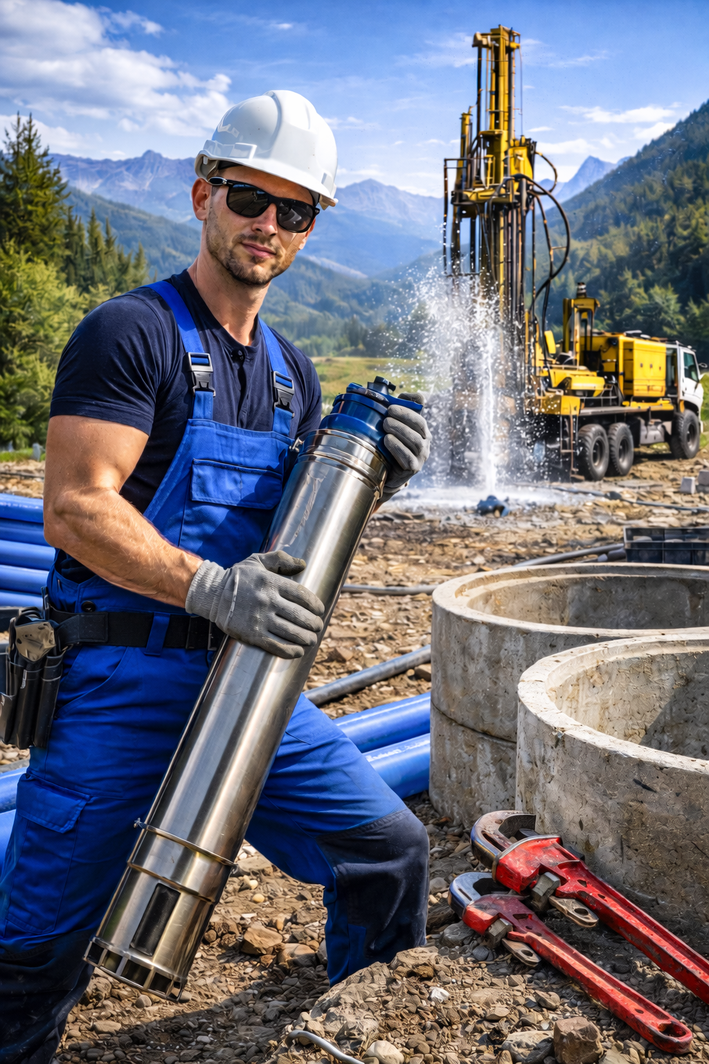 Usługi studniarskie Grunt Wiert